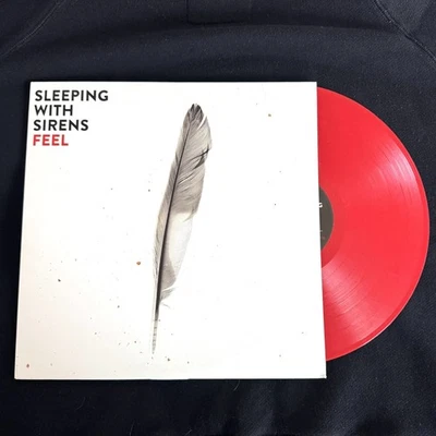 Sleeping With Sirens - Feel Красный Цвет Винил Металл Рок Группа РЕДКАЯ БОЛЬШЕ НЕ ИЗДАЮЩАЯСЯ ЧИТАЙТЕ - Изображение 1 из 4