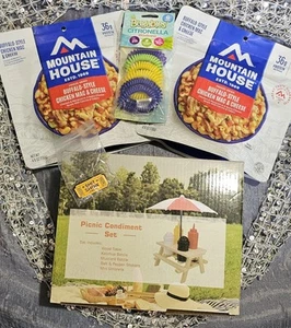 Mountain House Buffalo Style Chicken Mac & Cheese + Mini Picnic Table Ketchup + - Picture 1 of 9