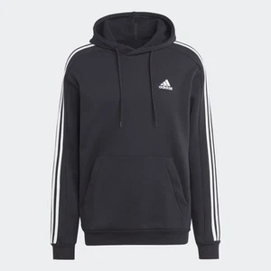 adidas men Essentials Fleece 3-Stripes Hoodie - Picture 1 of 7