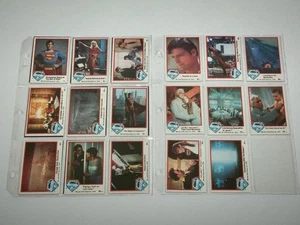 Topps 1978 DC Superman The Movie DC Comics Trading Cards Lot of 26 - Picture 1 of 6