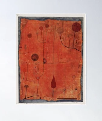 Paul Klee Fruits on Red Small Poster  30 x 38 cm  - Image 1 of 2