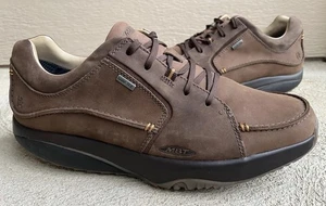 MBT Fanaka GTX Men's 11.5 Brown Leather Gore-Tex Rocker Walking Shoes - Picture 1 of 14