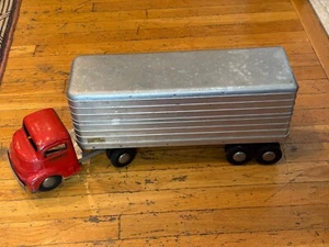 1940’s Smith Miller Semi Tractor Trailer PIE Pacific Intermountain Express Truck - Bild 1 von 18