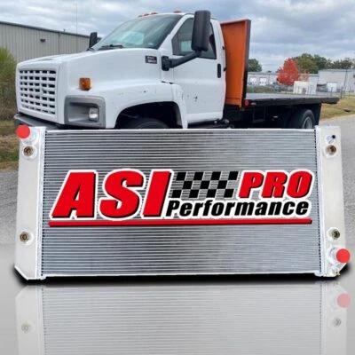 4 ROW Radiator for 2003-2007,2004 06  Chevy GMC C4500 C5500,C6500 Kodiak/Topkick Foto 1 de 4