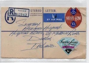 SIERRA LEONE: 1971 Eingetragenes Briefpapier zum irischen Gewinnspiel (C71905) - Bild 1 von 1