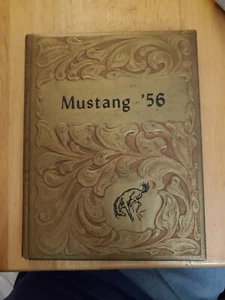 1956 Hugh Springs TX. Schuljahrbuch der Mustang - Bild 1 von 6