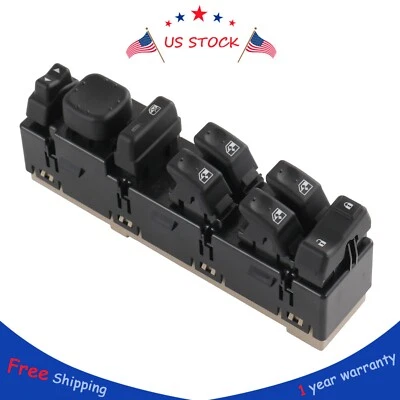 Interruptor de ventana eléctrica 15883323 para GMC Sierra 1500 2003-2007 10398568  Foto 1 de 4