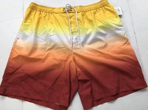 Men's swim shorts size XL ROUNDTREE & YORKE w/ mesh liner briefs NEW board hh65 - Picture 1 of 10