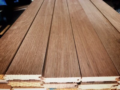 1/2" x 2 1/4" x 1-4'Rift/Qtr piso de carvalho vermelho inacabado estilo artesão 23 pés quadrados - Imagem 1 de 4