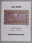 Bill Hoppe Art Gallery Exhibit PRINT AD - 1981