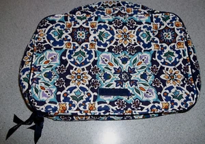 EUC Vera Bradley Lisbon Medallion Double Sided Makeup Organizer Case Bag - Bild 1 von 6