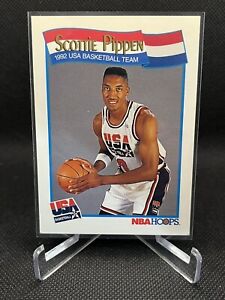 1991-92 NBA Hoops | Scottie Pippen #582 | USA Basketball Team | NBA HOF Bulls