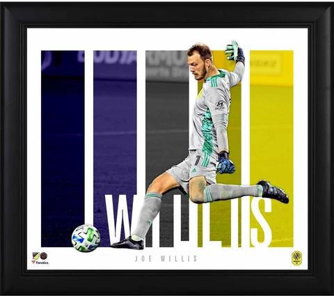 Joe Willis Nashville SC Framed 15" x 17" Player Panel Collage Cover