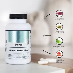 Nitric Oxide Flow Blood Pressure Support Improve Circulation-Natures Pure Blend. - Picture 1 of 4