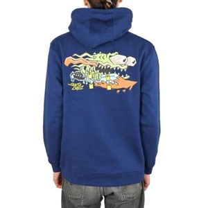Santa Cruz Meek Scratched Slasher Pullover Hoodie - Deep Cobalt - Picture 1 of 5