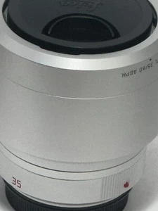 Leica Summilux-TL 35mm f/1.4 ASPH Lens (Silver Anodized) Nice  Condition - Picture 1 of 15