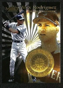 ALEX RODRIGUEZ 1997 Pinnacle Mint GOLD DUFEX PARALLEL ! 1 of 1000 - Picture 1 of 1