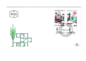 ISRAEL 1965 FDC Dead Sea Works - Imagen 1 de 2