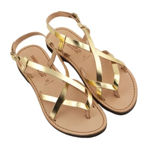 SANDALI DONNA BASSI ORO Modello Collier - Imagen 1 de 3