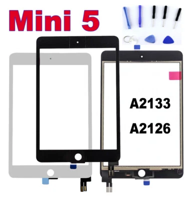 For iPad Mini 5 A2133 A2126 Touch Screen Panel Glass Digitizer Replacement Parts - Image 1 of 4