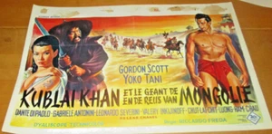 Sansone & I 7 Miracoli Gordon Scott Yoko Tani POSTER BELGA 14x19" nuova arte 1961 - Foto 1 di 3