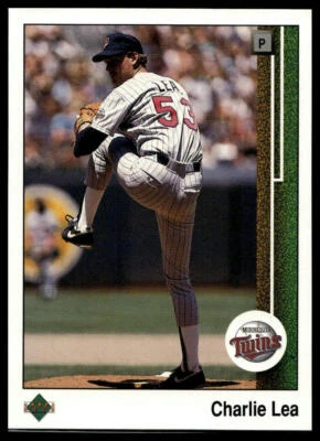 1989 Upper Deck #81 Charlie Lea - Image 1 of 2