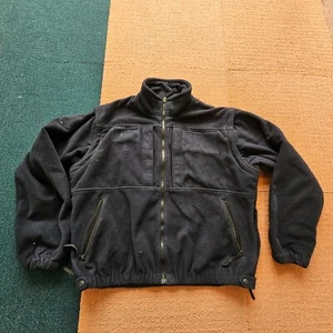 As is* 5.11 Tactical Series Fleece Jacket Mens Large Navy 511 Full Zip Lined W9d - Picture 1 of 18