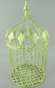 Jaula para pájaros decorativa antigua de metal jaula para plantas jaula para flores jaula shabby-chic (g) - Imagen 1 de 2