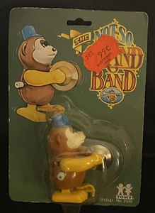 MOC Vintage 1980 Tomy The Not So Grand Band Monkey w/ Symbols Wind-up Toy Walk #2530 - Bild 1 von 3