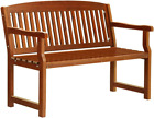 Gardeon Outdoor Garden Bench Seat, 120cm Length Wooden Benches Relax Lounge C...