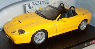 Hot Wheels 1/18 Scale - 29756 Ferrari 550 Barchetta Pininfarina - Yellow - Image 1 of 3