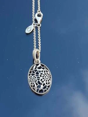 Pandora Collana in argento sterling Danimarca design scandinavo. - Immagine 1 di 2