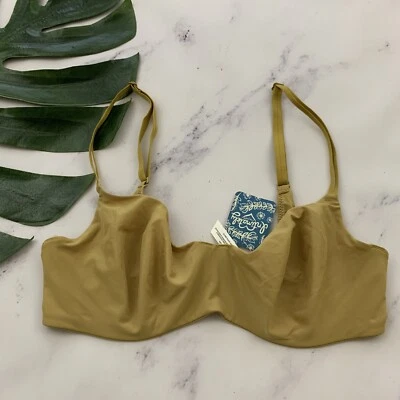 Intimately Free People Zoey Underwire Bra Size 32 D New Honey Chartreuse Yellow - Image 1 of 4