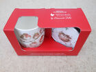 Royal Worcester Wrendale Designs mug & coaster set Family Christmas Robin Design