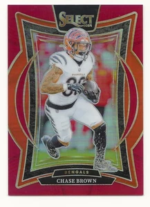 Panini Select 2024 - Concourse Red Prizm/99 Chase Brown Cincinnati Bengals - Imagen 1 de 2
