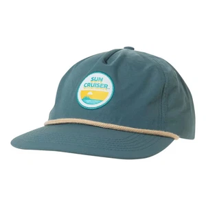 Sun Cruiser Corded Hat moisture wicking Teal snap back wide brim sweatband - Picture 1 of 3