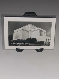Laie Hawaii RPPC L.D.S. Mormon Temple Real Photo Postcard - Picture 1 of 2