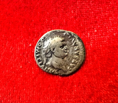 Domitian Silver Denarius 81–96 AD – Pegasus Reverse – Apostle John Exiled to ... - Image 1 of 2