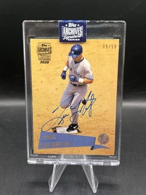 Topps Archives Signature Series 2020 Tino Martínez con tarjeta automática SP/59 Stadium Foto 1 de 2