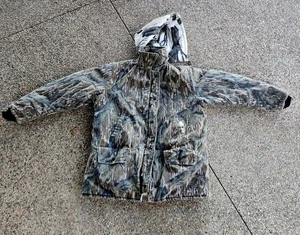 Vintage Mossy Oak Thick Warm Treestand Camo Jacket Reversible Cabela USA XL Tall - Bild 1 von 7