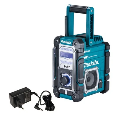 Makita DMR112 Akku Baustellenradio DAB+ Bluetooth ohne Akku + AUX + Stecker - Bild 1 von 3