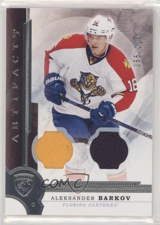 2016-17 Upper Deck Artifacts Dual Materials /125 Aleksander Barkov #93 - Image 1 of 2