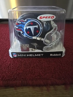 Jevon Kearse Signed Tennessee Titans Mini Helmet JSA Authenticated Blue - Image 1 of 4