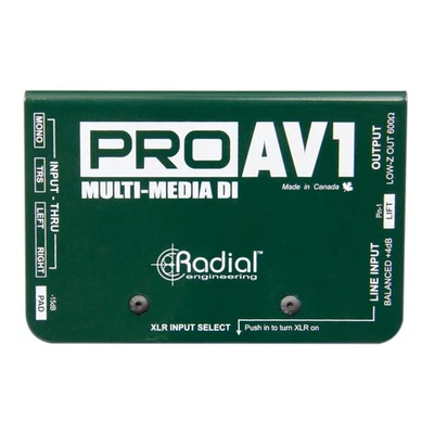 Radial Engineering ProAV1 Multimedia Direct Box - Image 1 of 4