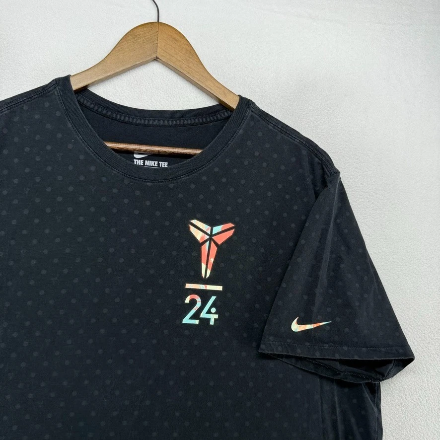 Nike Kobe Bryant Shirt Men's 2XL Black Mamba Geometric 24 Athletic Cut Workout - Image 1 of 4