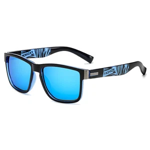 Elegantes gafas de sol polarizadas negras azules elegantes Cool 5445 B - Imagen 1 de 10