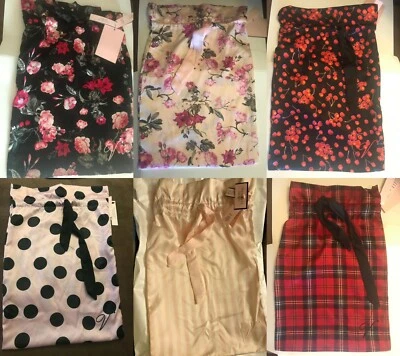 Victoria Secret SATIN Dust Gift Bag Pouch 10 x 15 L Bow Tie Black PINK NEW  - Image 1 of 4