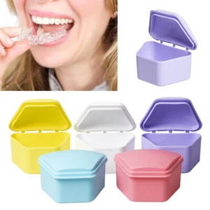 Gebissdose Prothesendose Zahnspangendose Dentalbox Spangendose ProthesenboxDose^ - Picture 1 of 21