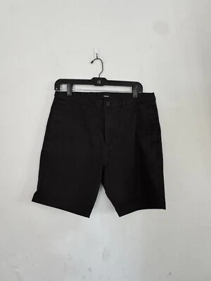 Pantalones cortos negros Theory de algodón de ajuste clásico para hombre, talla 33 Foto 1 de 4