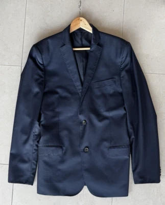 Blazer de lana vestido Mick azul marino oscuro para hombre J. LINDEBERG $595 NUEVO CON ETIQUETAS Foto 1 de 4
